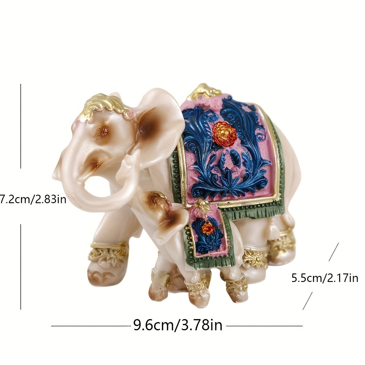 Wholesale of Mother's Day Family Orchid Mother Child Elephant Resin Ornaments